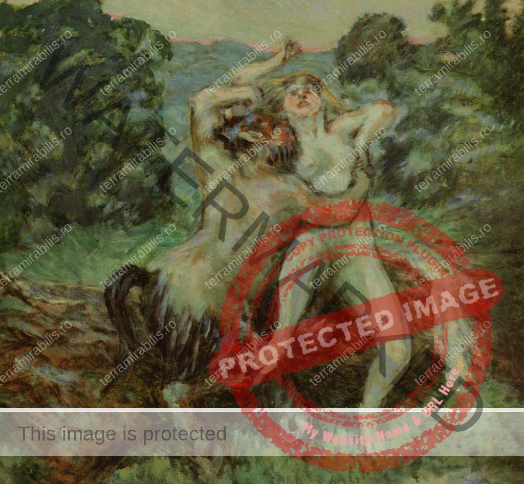 Bonnard Pierre - Faun or The Rape of the Nymph (1907)