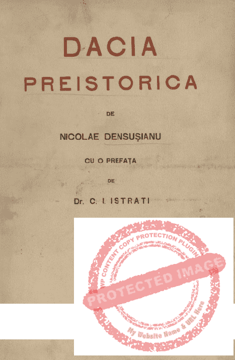N. Densușianu - Dacia Preistorică